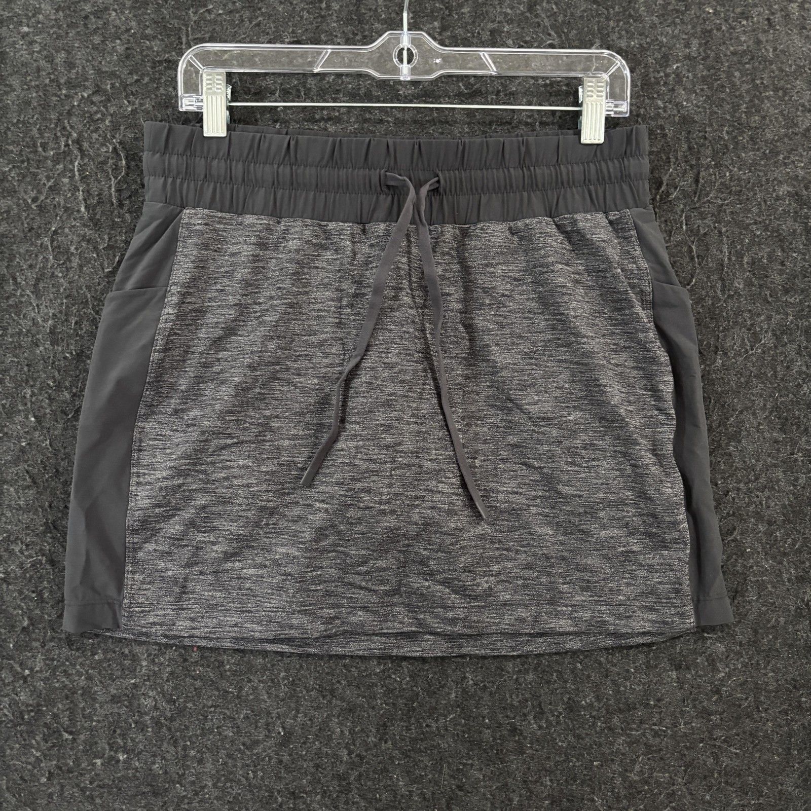 Athleta Excursion Skort Women's Small Gray Lined Pockets Lightweight Skirt